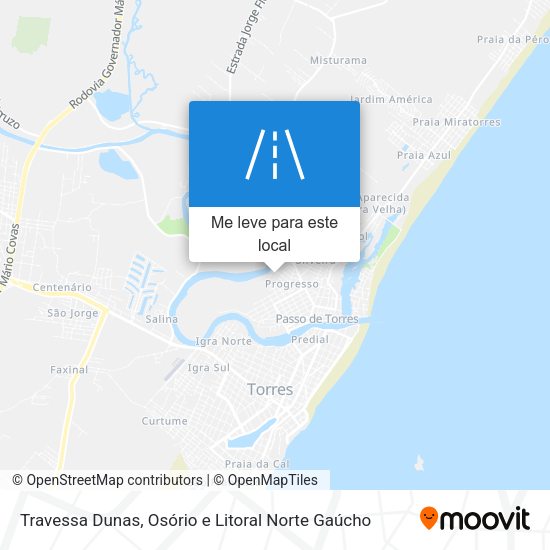 Travessa Dunas mapa