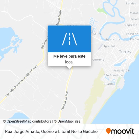 Rua Jorge Amado mapa