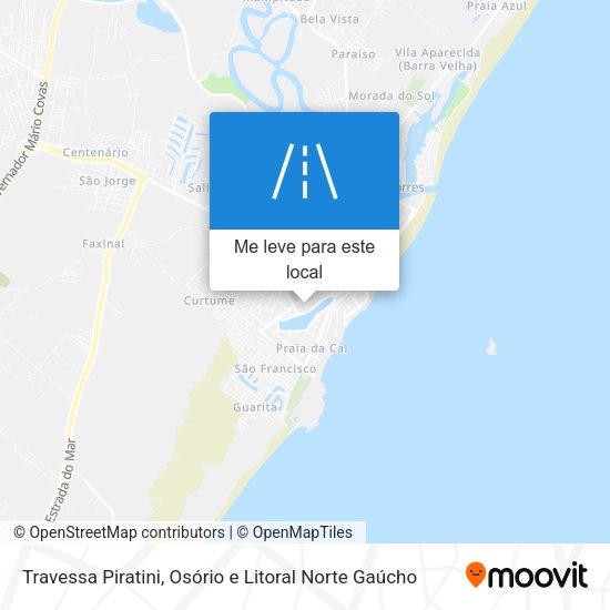 Travessa Piratini mapa