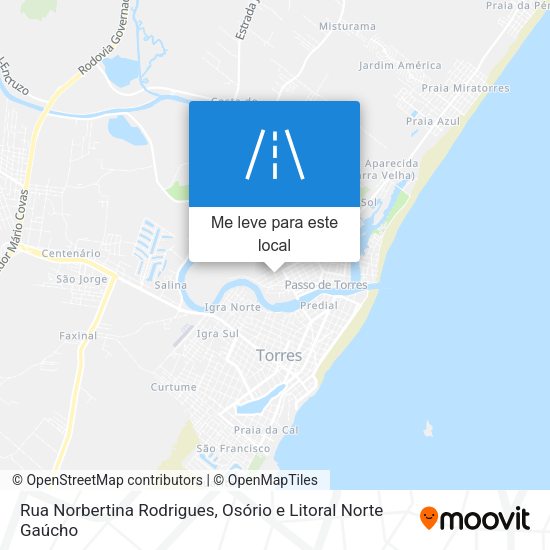 Rua Norbertina Rodrigues mapa
