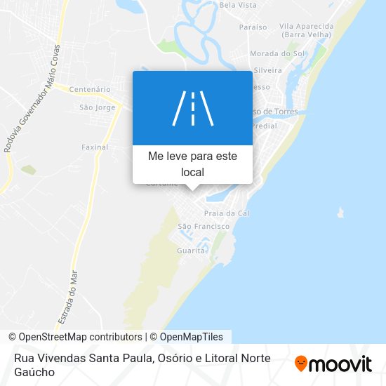 Rua Vivendas Santa Paula mapa