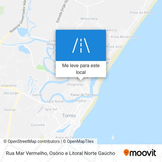 Rua Mar Vermelho mapa