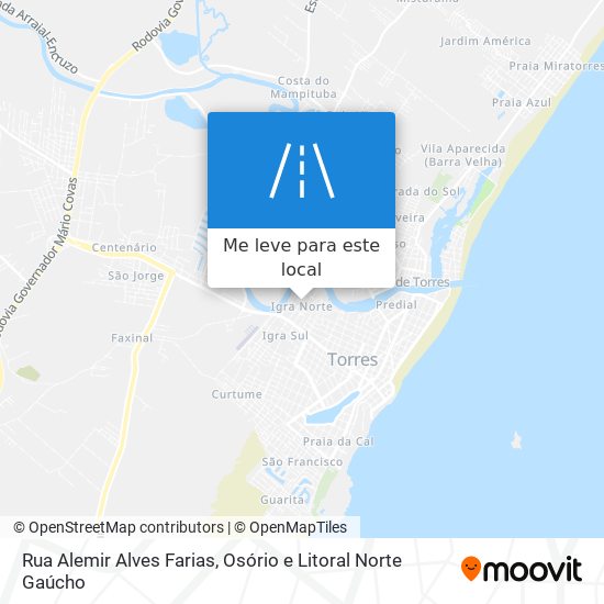 Rua Alemir Alves Farias mapa