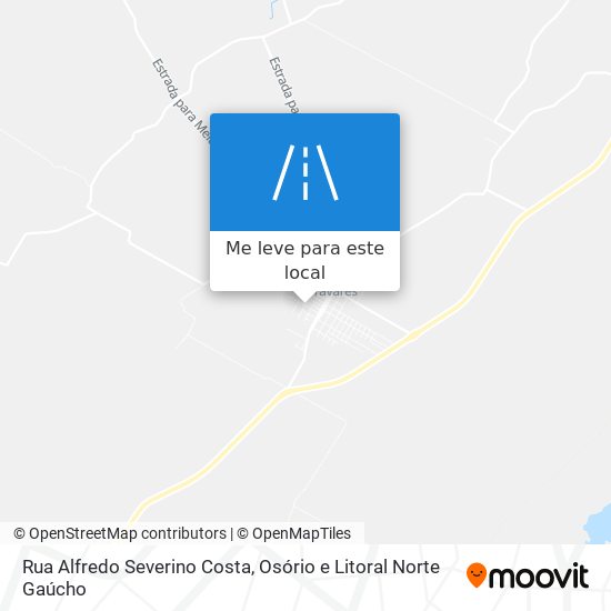 Rua Alfredo Severino Costa mapa
