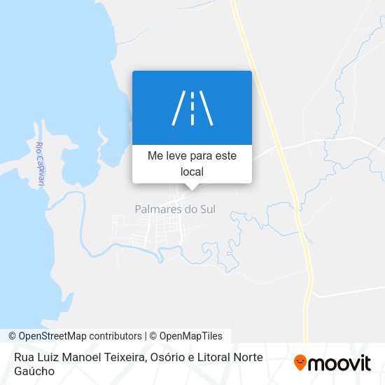 Rua Luiz Manoel Teixeira mapa