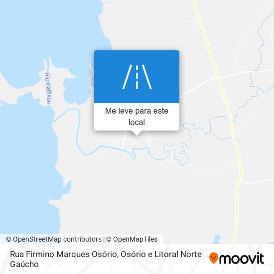 Rua Firmino Marques Osório mapa