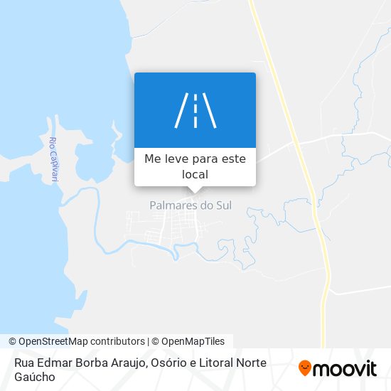 Rua Edmar Borba Araujo mapa
