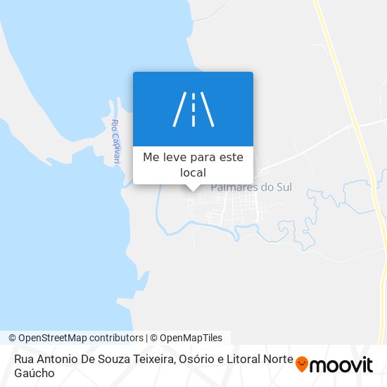 Rua Antonio De Souza Teixeira mapa