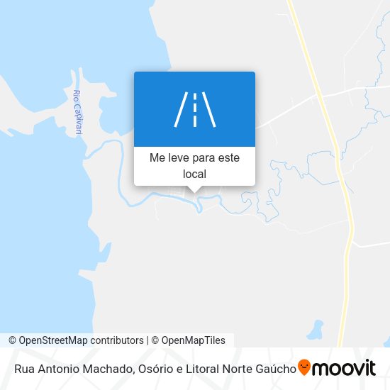 Rua Antonio Machado mapa
