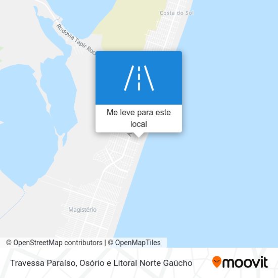 Travessa Paraíso mapa