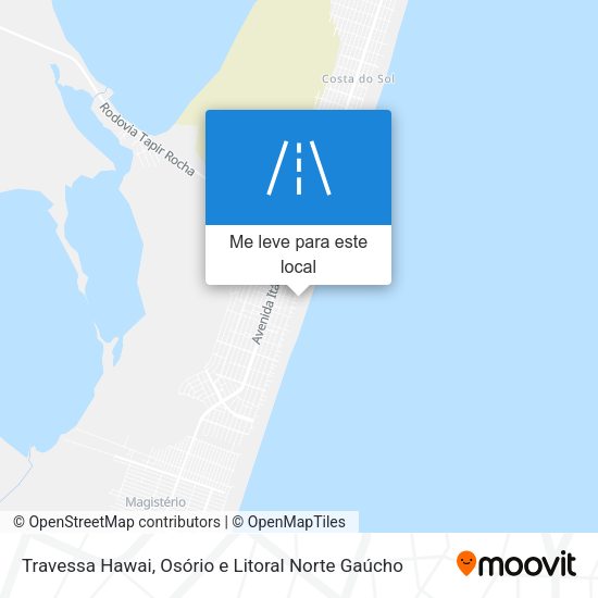 Travessa Hawai mapa