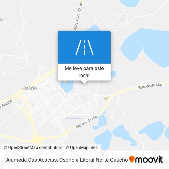 Alameda Das Acácias mapa