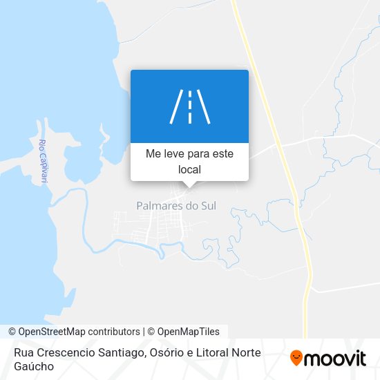 Rua Crescencio Santiago mapa