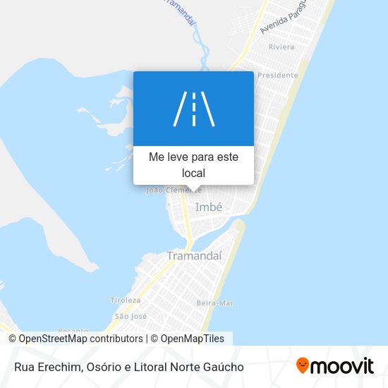 Rua Erechim mapa