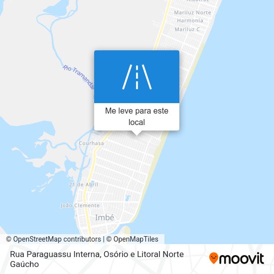 Rua Paraguassu Interna mapa