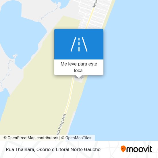 Rua Thainara mapa