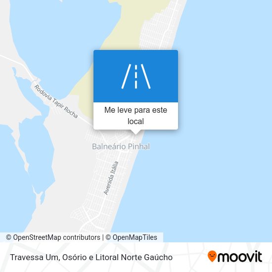 Travessa Um mapa