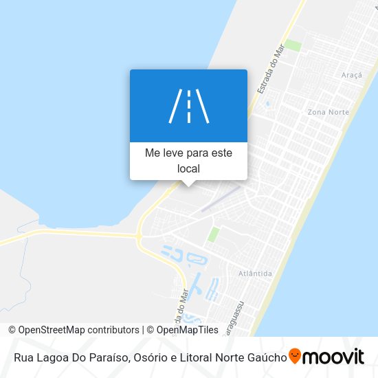 Rua Lagoa Do Paraíso mapa
