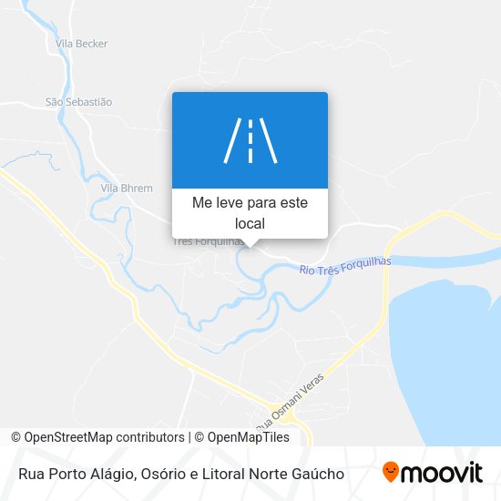 Rua Porto Alágio mapa