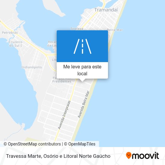Travessa Marte mapa