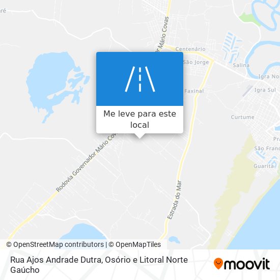 Rua Ajos Andrade Dutra mapa