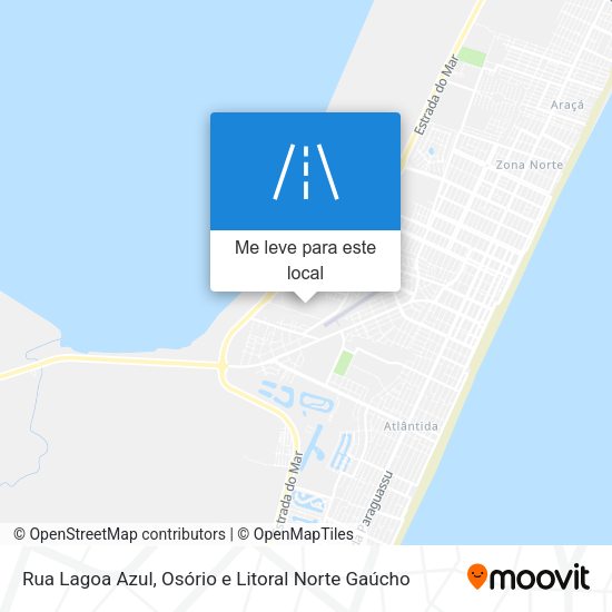 Rua Lagoa Azul mapa