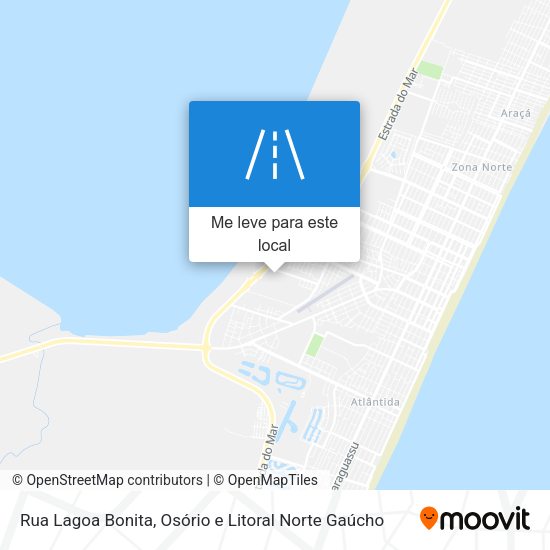 Rua Lagoa Bonita mapa