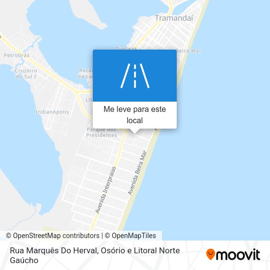 Rua Marquês Do Herval mapa