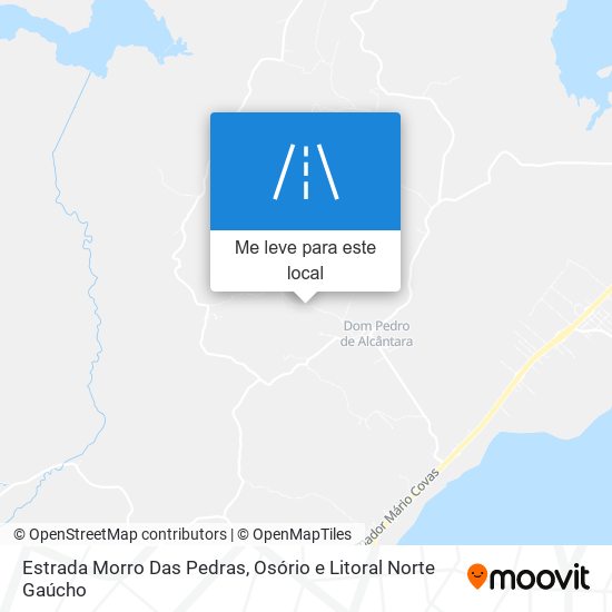 Estrada Morro Das Pedras mapa
