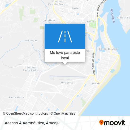Acesso A Aeronáutica mapa