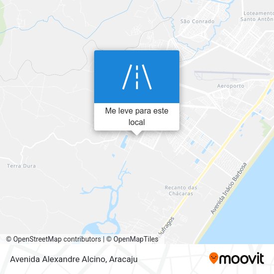 Avenida Alexandre Alcino mapa