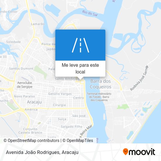 Avenida João Rodrigues mapa