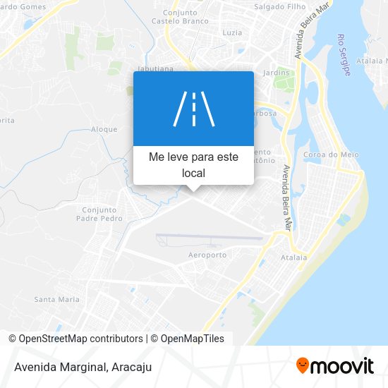 Avenida Marginal mapa