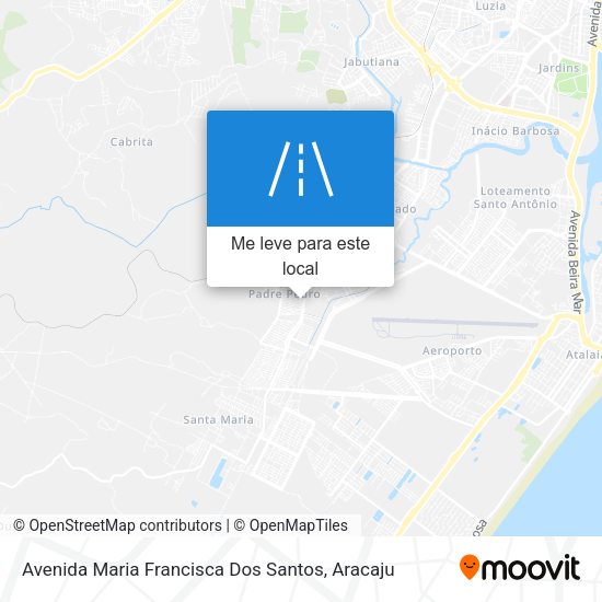 Avenida Maria Francisca Dos Santos mapa