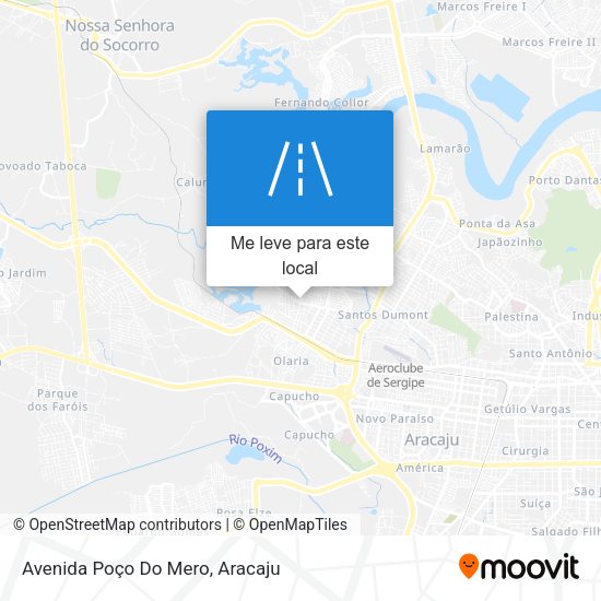 Avenida Poço Do Mero mapa