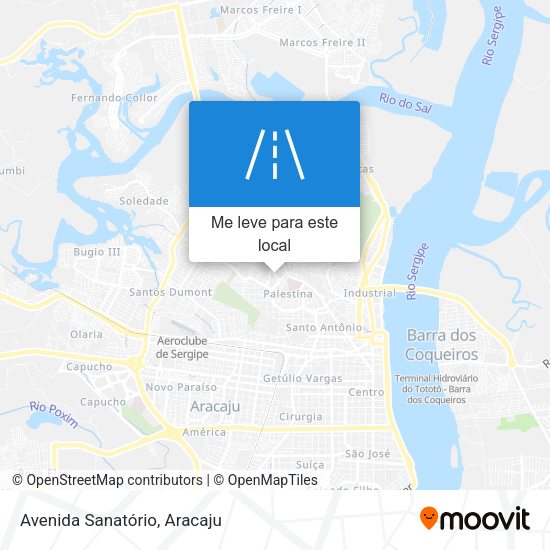 Avenida Sanatório mapa