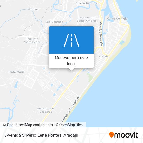 Avenida Silvério Leite Fontes mapa