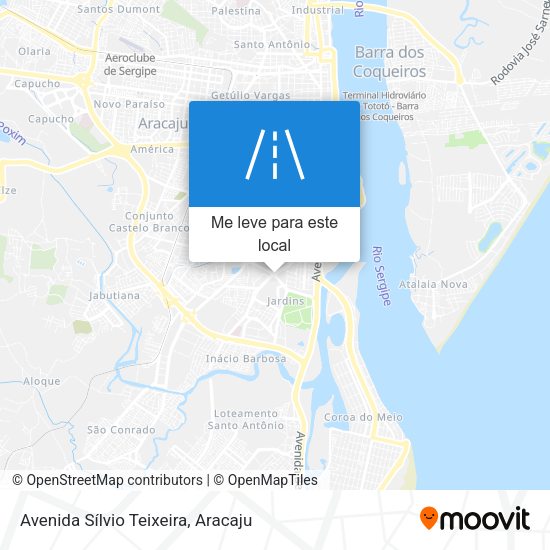 Avenida Sílvio Teixeira mapa