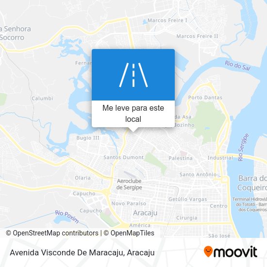 Avenida Visconde De Maracaju mapa