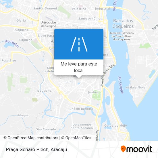 Praça Genaro Plech mapa