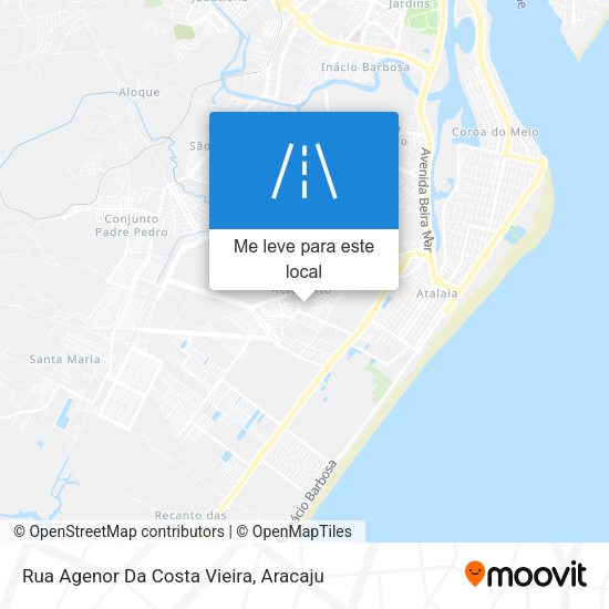 Rua Agenor Da Costa Vieira mapa