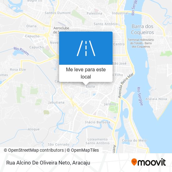 Rua Alcino De Oliveira Neto mapa
