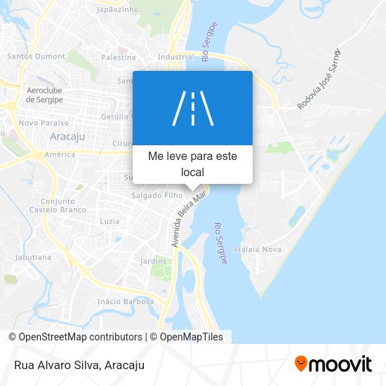 Rua Alvaro Silva mapa