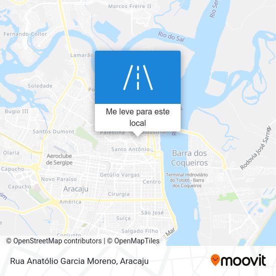 Rua Anatólio Garcia Moreno mapa