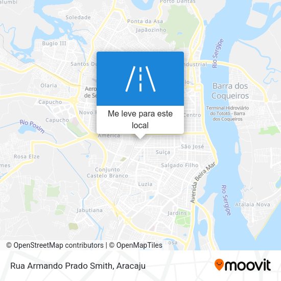 Rua Armando Prado Smith mapa