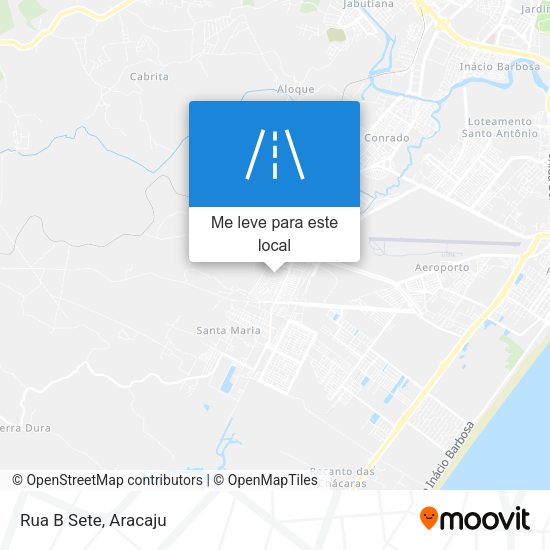 Rua B Sete mapa
