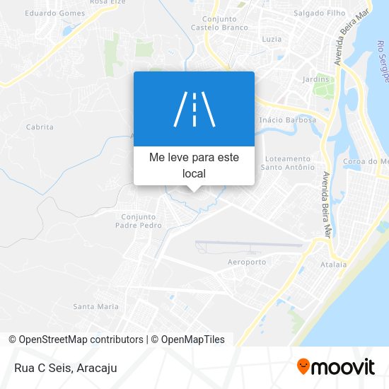 Rua C Seis mapa