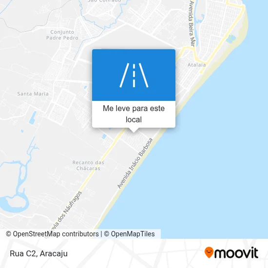 Rua C2 mapa