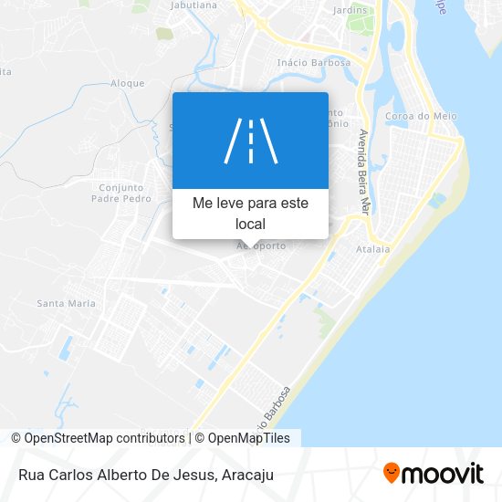Rua Carlos Alberto De Jesus mapa
