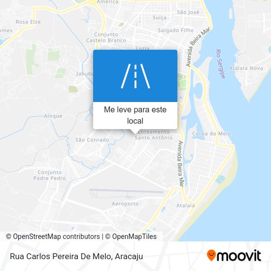 Rua Carlos Pereira De Melo mapa